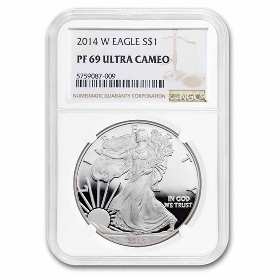 2014-W Proof American Silver Eagle PF-69 NGC