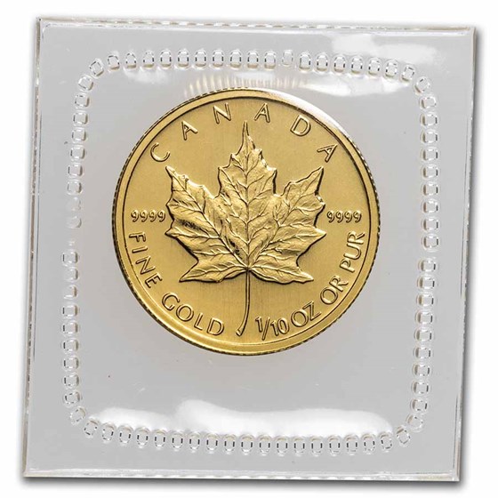 1997 Canada 1/10 oz Gold Maple Leaf BU