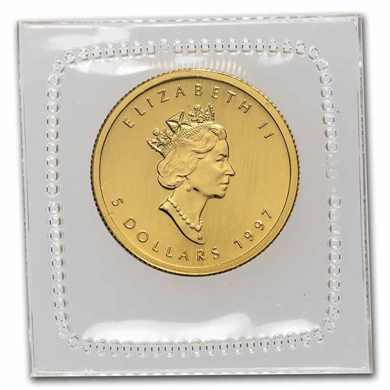 1997 Canada 1/10 oz Gold Maple Leaf BU