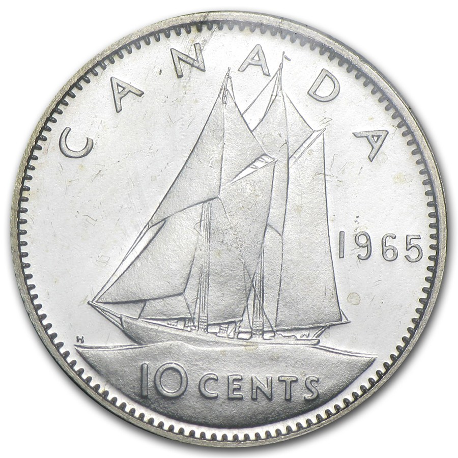 1959-1966 Canada 6-Coin Silver Prooflike Set (ASW 1.11)
