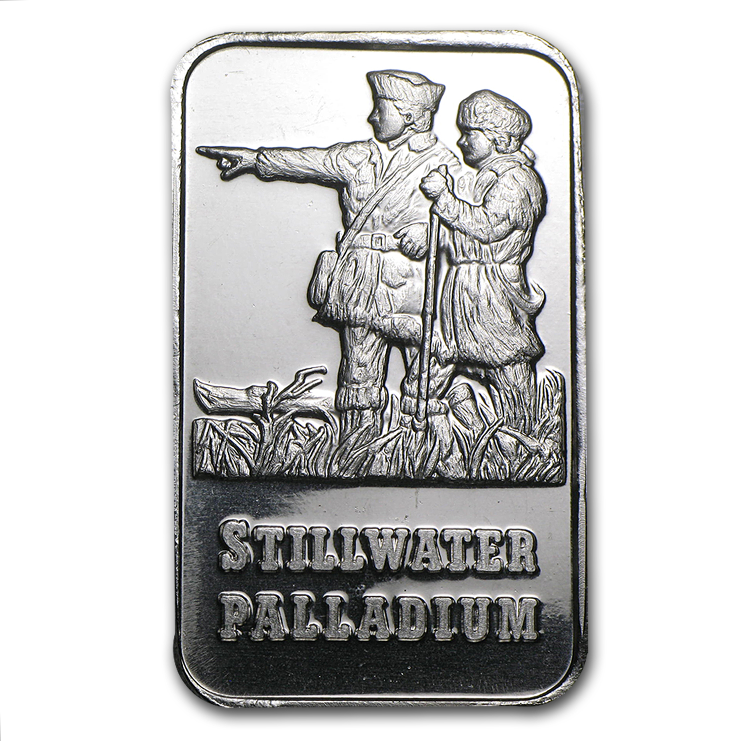 1 oz Palladium Bar - Johnson Matthey Lewis & Clark (No Assay)