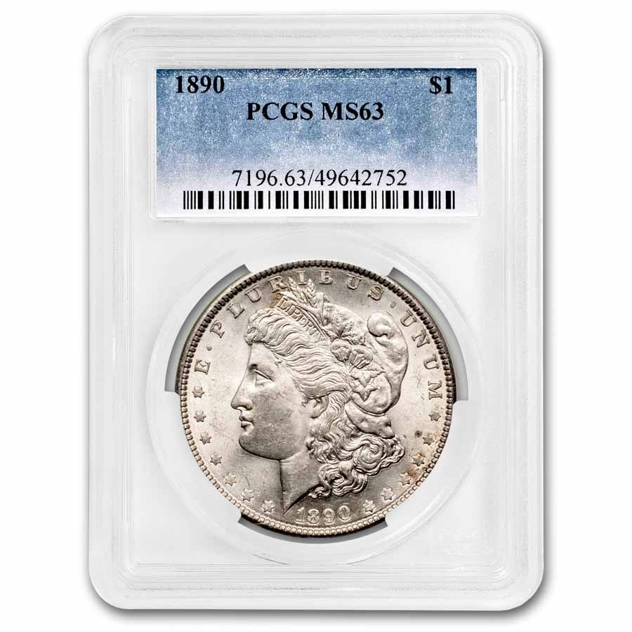 1890 Morgan Dollar MS-63 PCGS