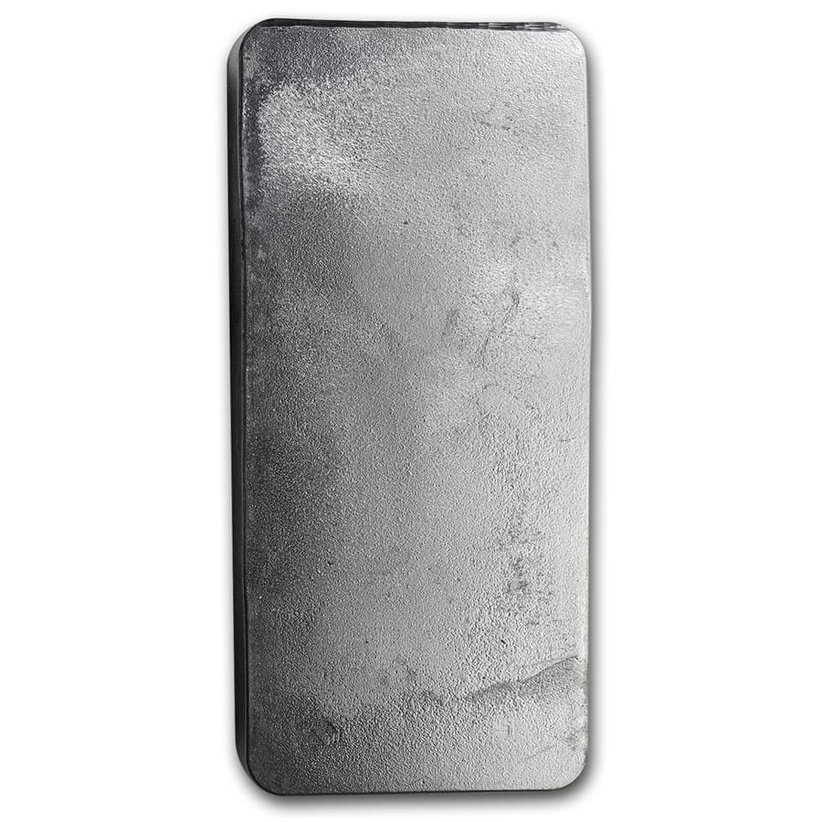 1 kilo Silver Bar - Valcambi (Cast, w/Assay)