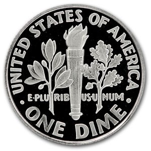 1993-S Silver Roosevelt Dime Gem Proof