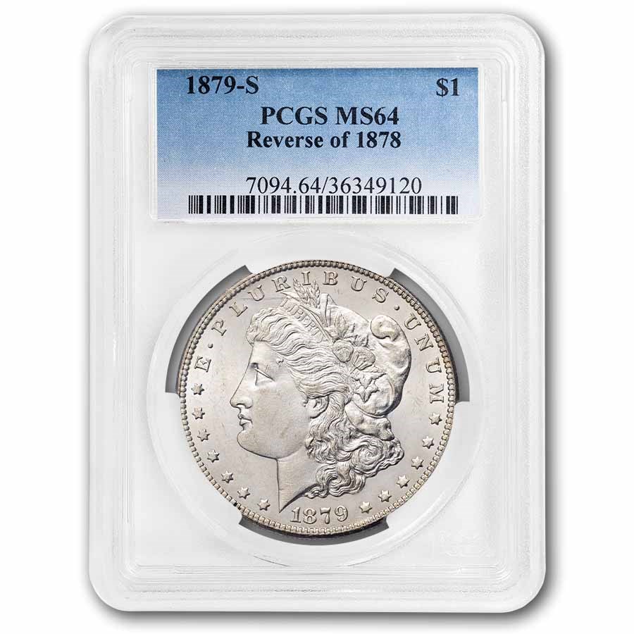 1879-S Morgan Dollar Rev of 78 MS-64 PCGS