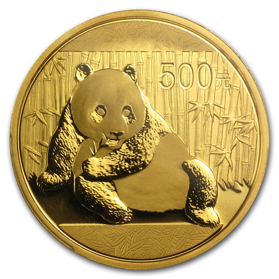 2015 China 1 oz Gold Panda MS-69 PCGS