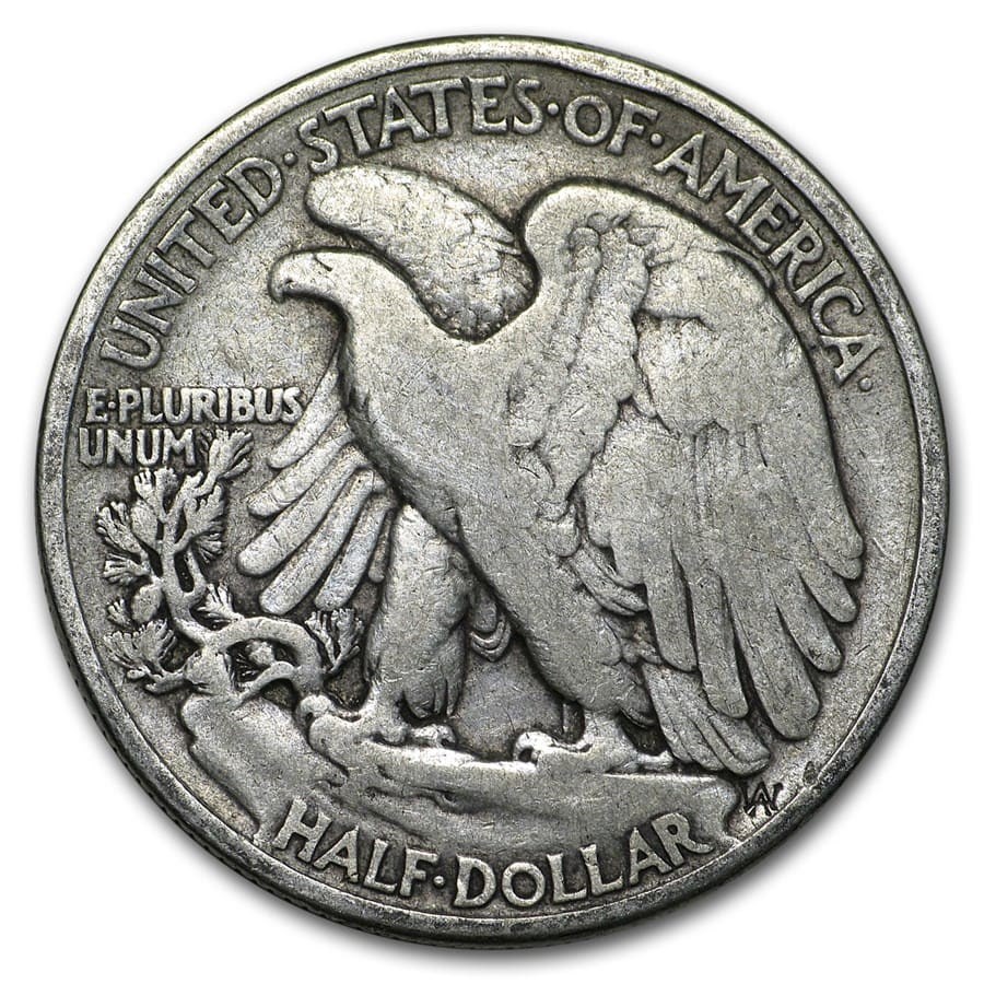 90% Silver Walking Liberty Half Dollars $50 Face Value Bag
