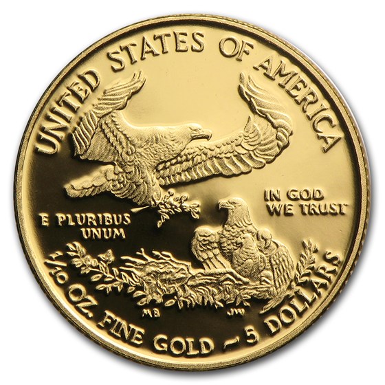2015-W 1/10 oz Proof American Gold Eagle (w/Box &amp; COA)