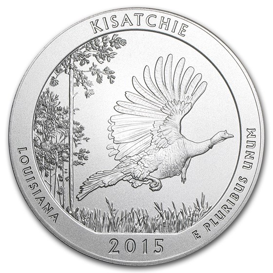 2015-P 5 oz Silver ATB Kisatchie (w/Box &amp; COA)
