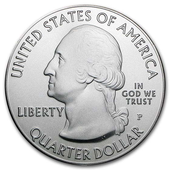 2015-P 5 oz Silver ATB Blue Ridge Parkway (w/Box &amp; COA)