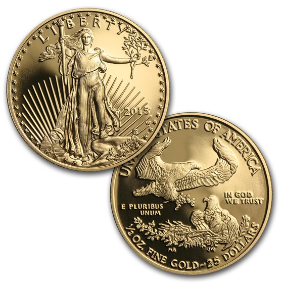2015-W 4-Coin Proof American Gold Eagle Set (w/Box &amp; COA)