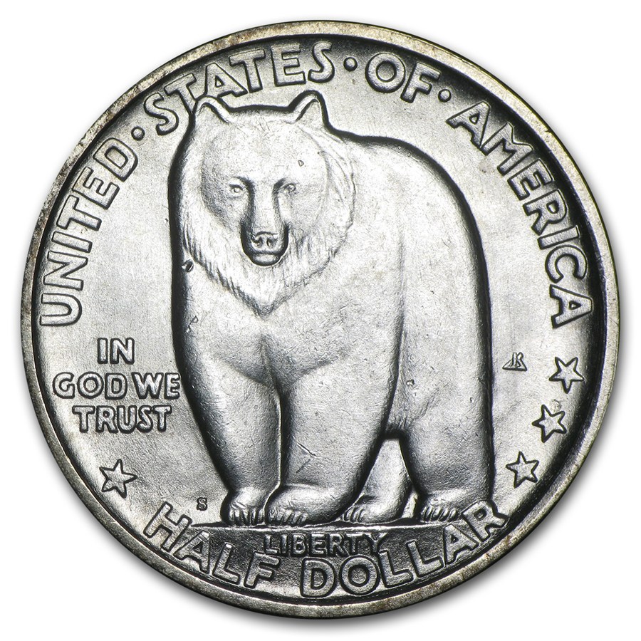 1936-S Bay Bridge Commemorative Half BU