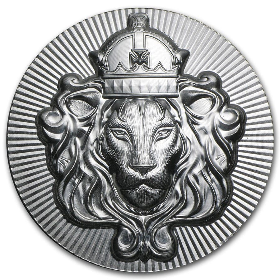 2 oz Silver Round - Scottsdale Lion Stacker®