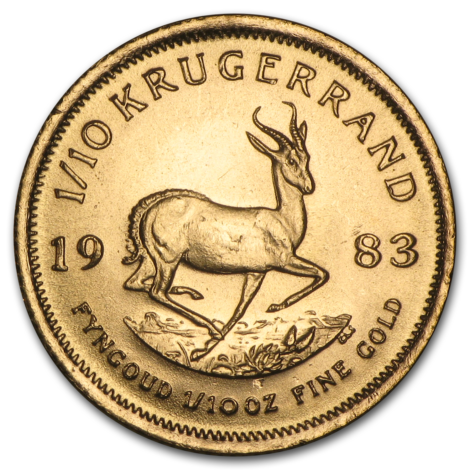 1983 South Africa 1/10 oz Gold Krugerrand