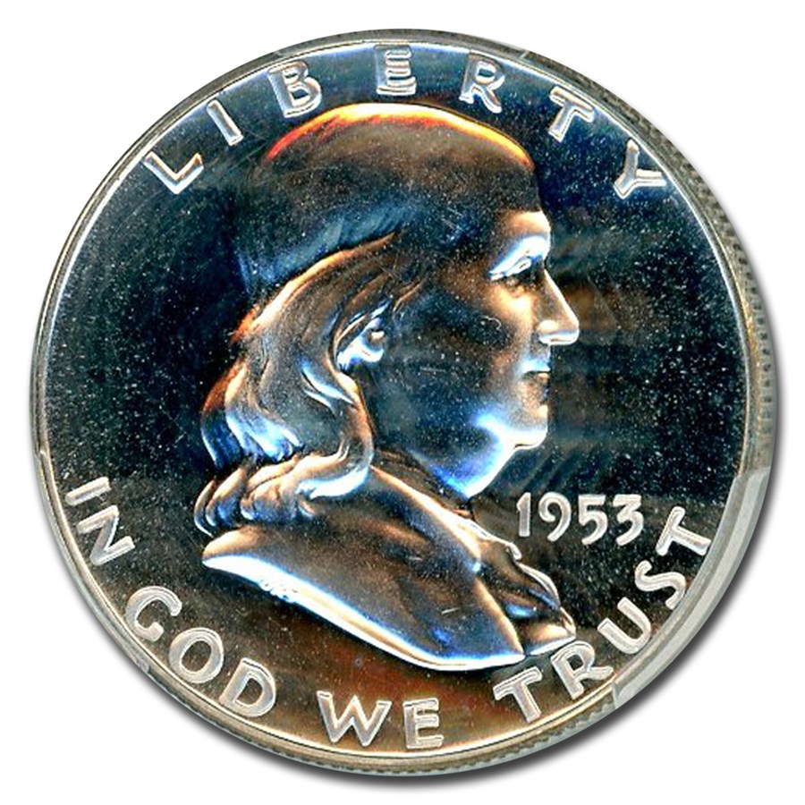 1953 Franklin Half Dollar PR-64 PCGS