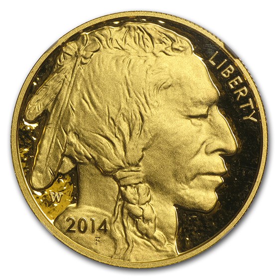2014-W 1 oz Proof Gold Buffalo PF-70 NGC