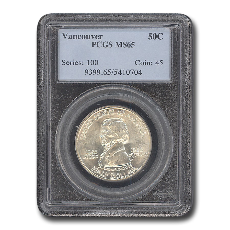 1925 Vancouver Half Dollar Commem MS-65 PCGS