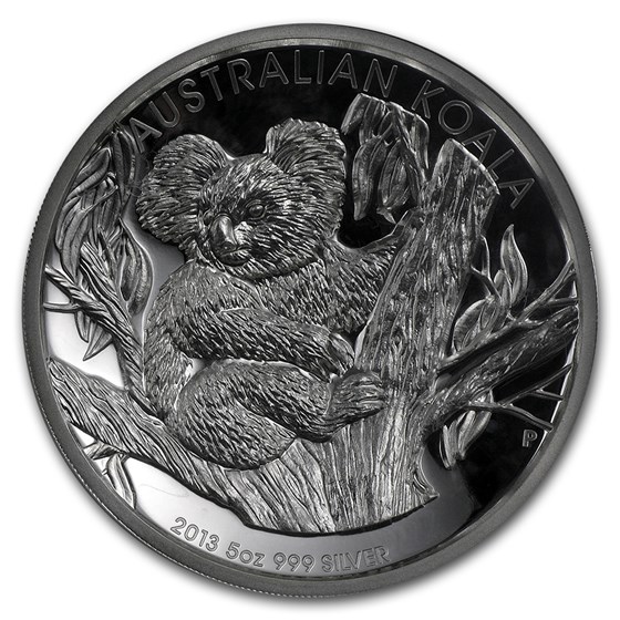2013 Australia 5 oz Silver Koala PF-69 NGC (High Relief)
