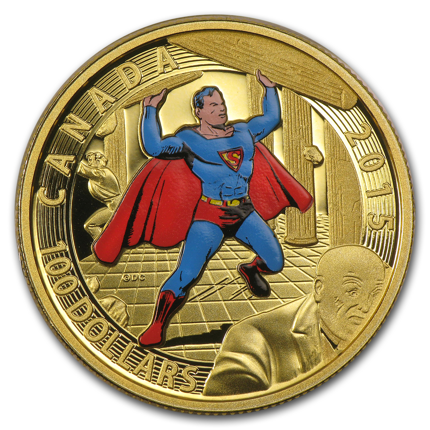 2015 Canada Proof Gold Iconic Superman™ Comic Book Covers (#4)