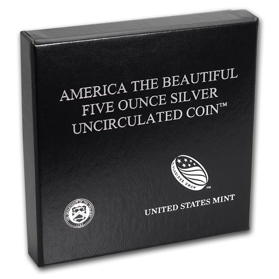 OGP Box &amp; COA - 2012 U.S. Mint 5 oz Silver ATB Coin (El Yunque)