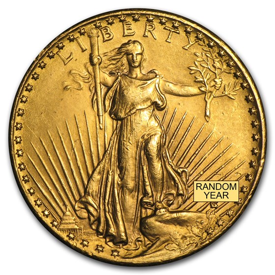 $20 St Gaudens Gold Double Eagle (Cleaned) $20 St Gaudens Gold Double Eagle (Cleaned)