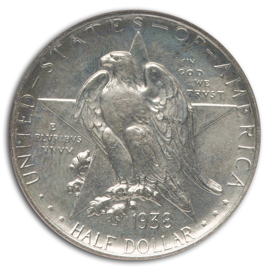1938 Texas Half Dollar MS-66 NGC