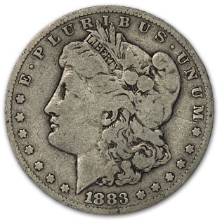 1883 Morgan Dollar VG/VF