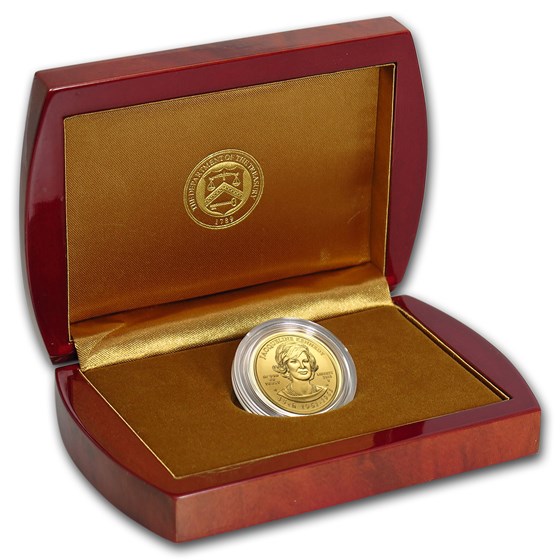 2015-W 1/2 oz Gold Jacqueline Kennedy BU (w/Box &amp; COA)