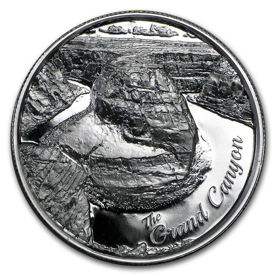 2 oz Silver UHR Round - American Landmark Series: Grand Canyon