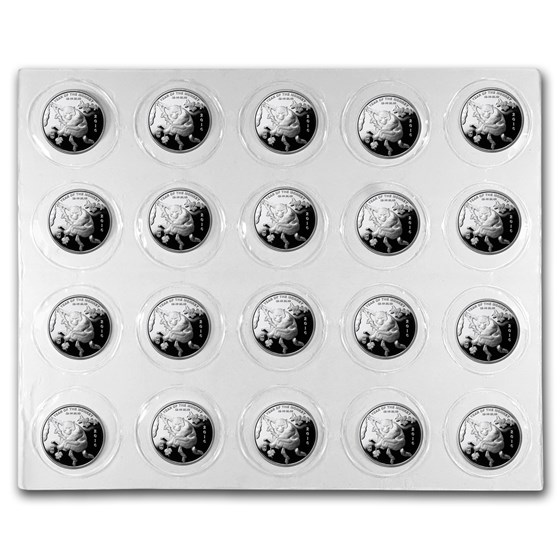 1/2 oz Silver Round - APMEX (2016 Year of the Monkey)