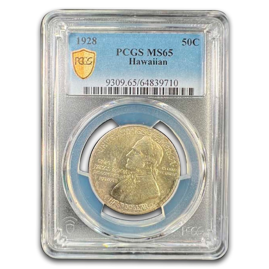1928 Hawaii Half Dollar Commem MS-65 PCGS