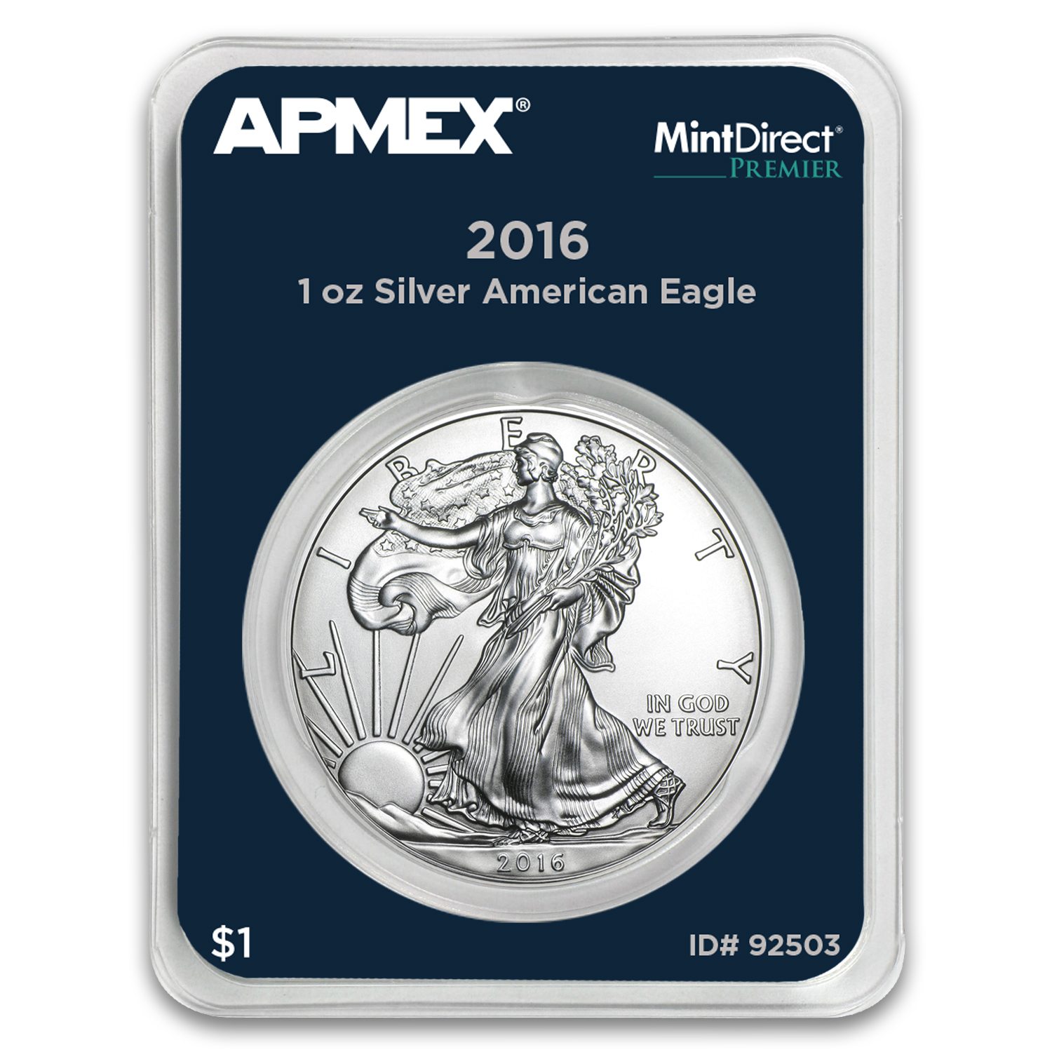 2016 1 oz Silver Eagle (MintDirect® Premier Single)