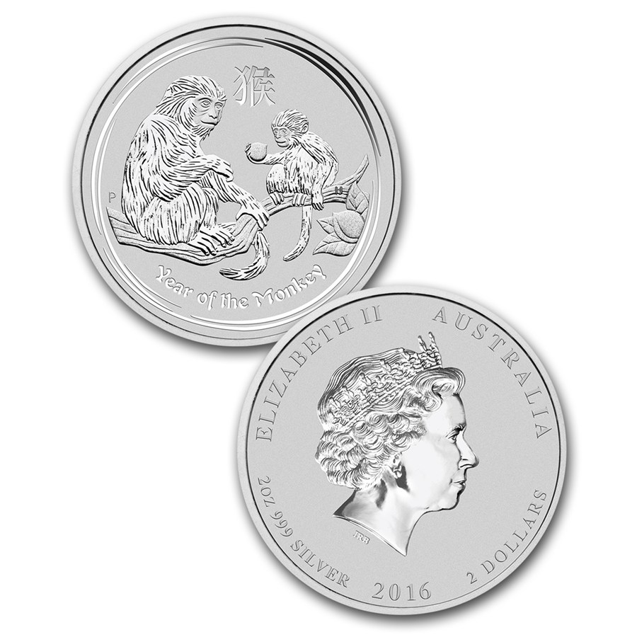 2016 Australia 3-Coin Silver Lunar Monkey Proof Set