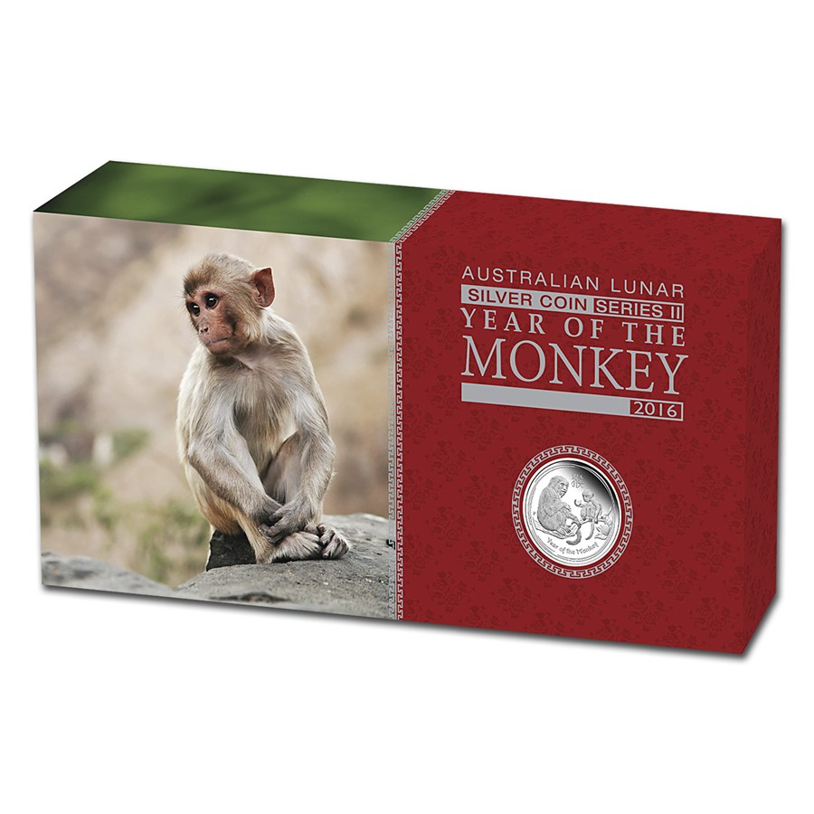 2016 Australia 3-Coin Silver Lunar Monkey Proof Set