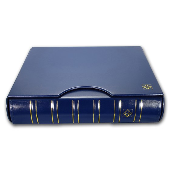Grande 3-Ring Binder for Coins in Capsules - Holds 90 Coins