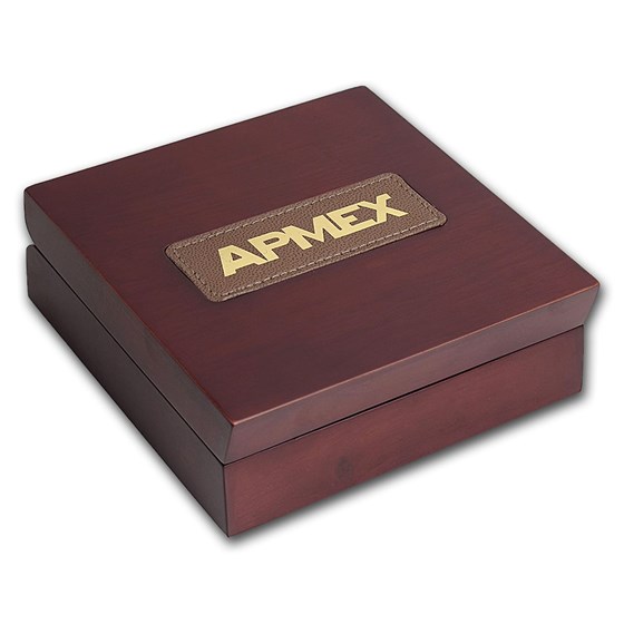 APMEX Wood Gift Box - MintDirect® Single in TEP