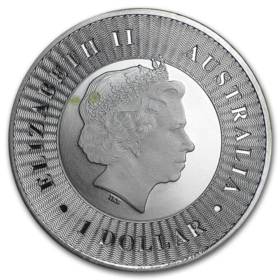 Australia 1 oz Silver Kangaroo (Random, Abrasions)