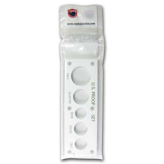 Capital Plastics Holder - U.S. Proof Set (White)
