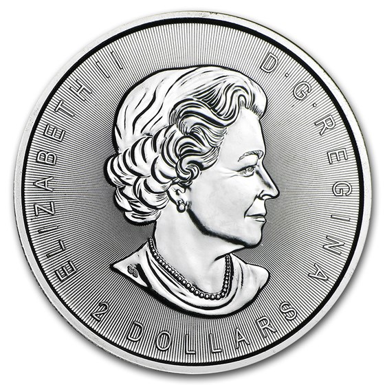 2016 Canada 3/4 oz Silver Howling Wolves BU