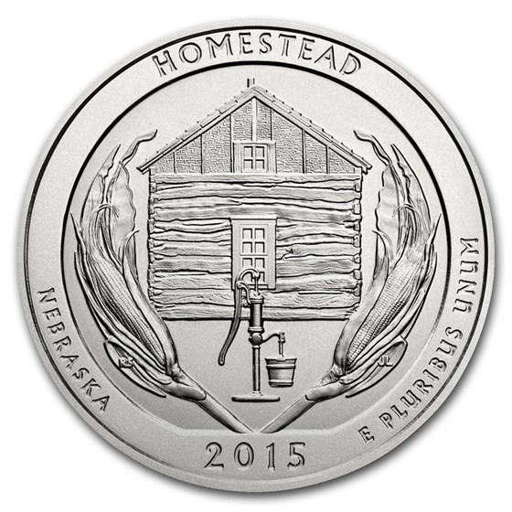 2015 5 oz Silver ATB 5-Coin Set (Elegant Display Box)