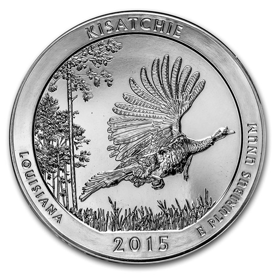 2015 5 oz Silver ATB 5-Coin Set (Elegant Display Box)