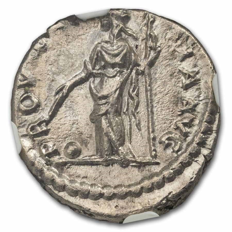 Roman Silver Denarius Septimius Severus MS NGC (193-211 AD)