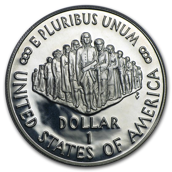 1987-S Constitution $1 Silver Commem Proof (Capsule Only)