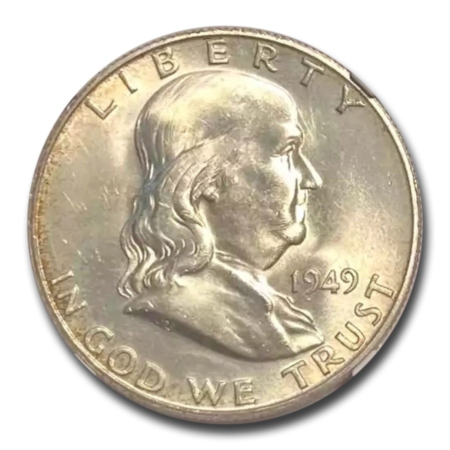 1949-D Franklin Half Dollar MS-64 NGC (FBL)
