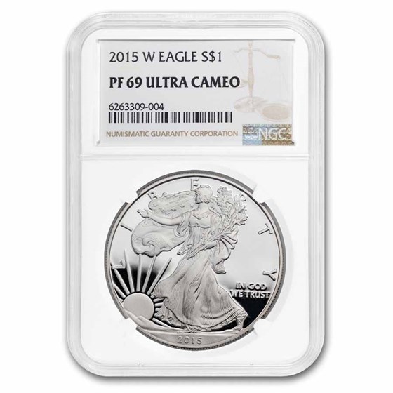 2015-W Proof American Silver Eagle PF-69 NGC