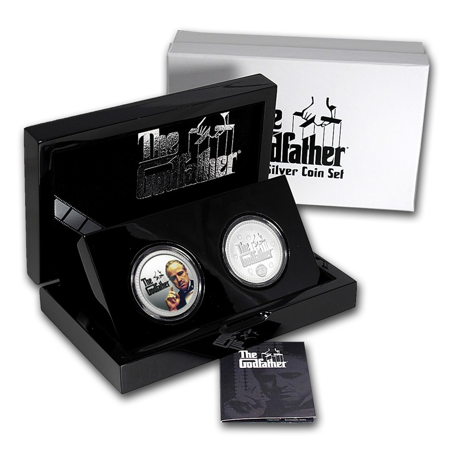 2015 Niue $2 Silver The Godfather 2-Coin Proof Set