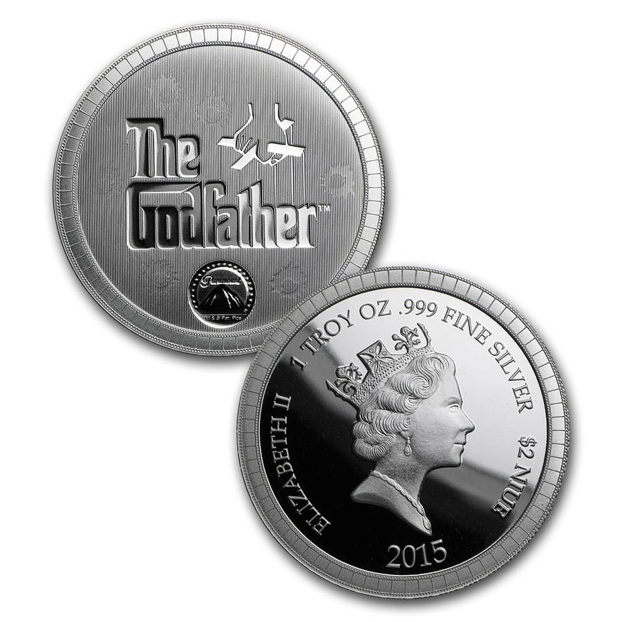 2015 Niue $2 Silver The Godfather 2-Coin Proof Set