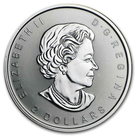 2015-2017 Canada 3/4 oz Silver Howling Wolves BU (Cull/Abrasions)
