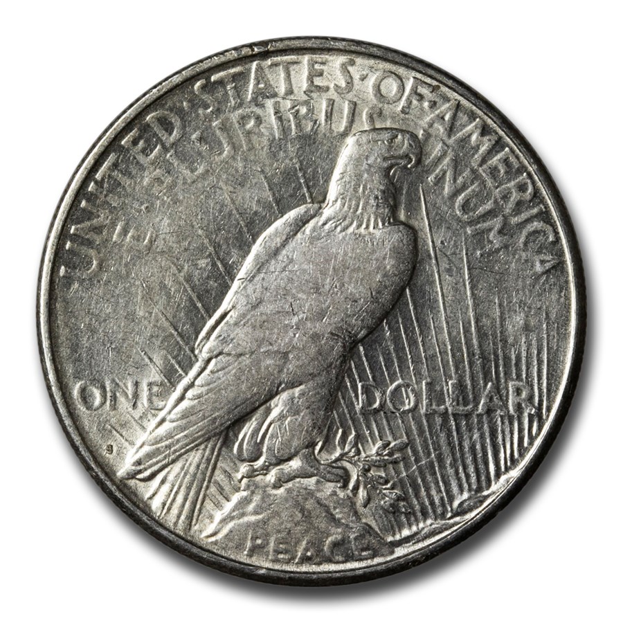 1923-S Peace Dollar AU