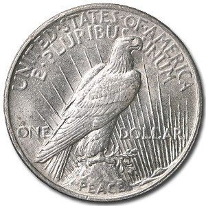 1924 Peace Dollar AU